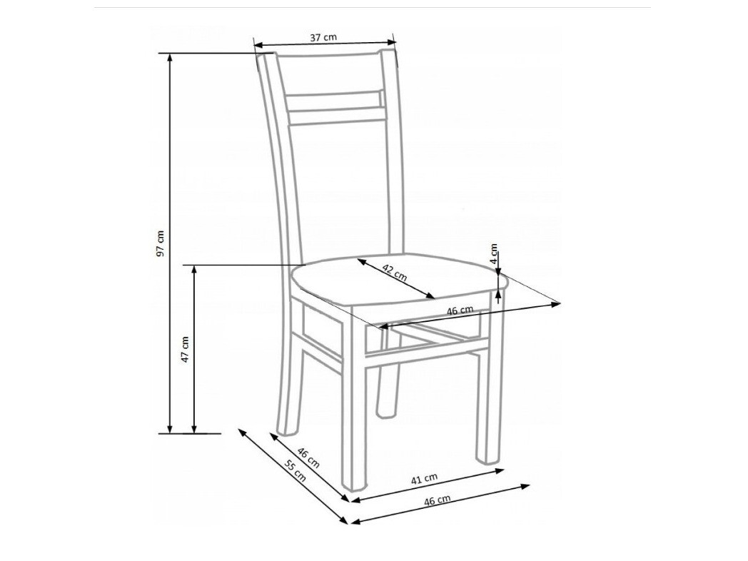 Стул Houston 260 (Белый + Серый)