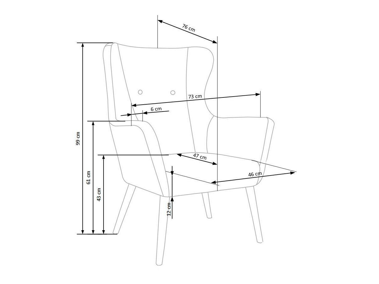 Кресло Houston 373 (Тёмно-серый)