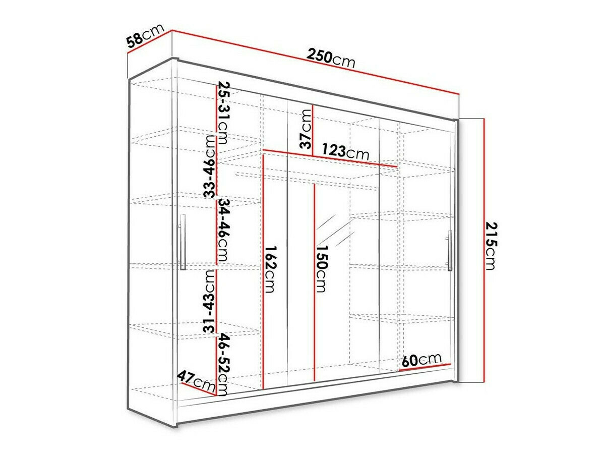 Шкаф Closico 122 (Сонома Дуб)