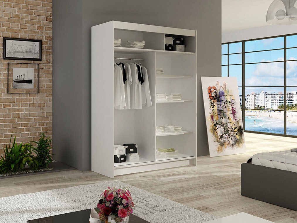 Skapis Closico Pacron VII (Balts)