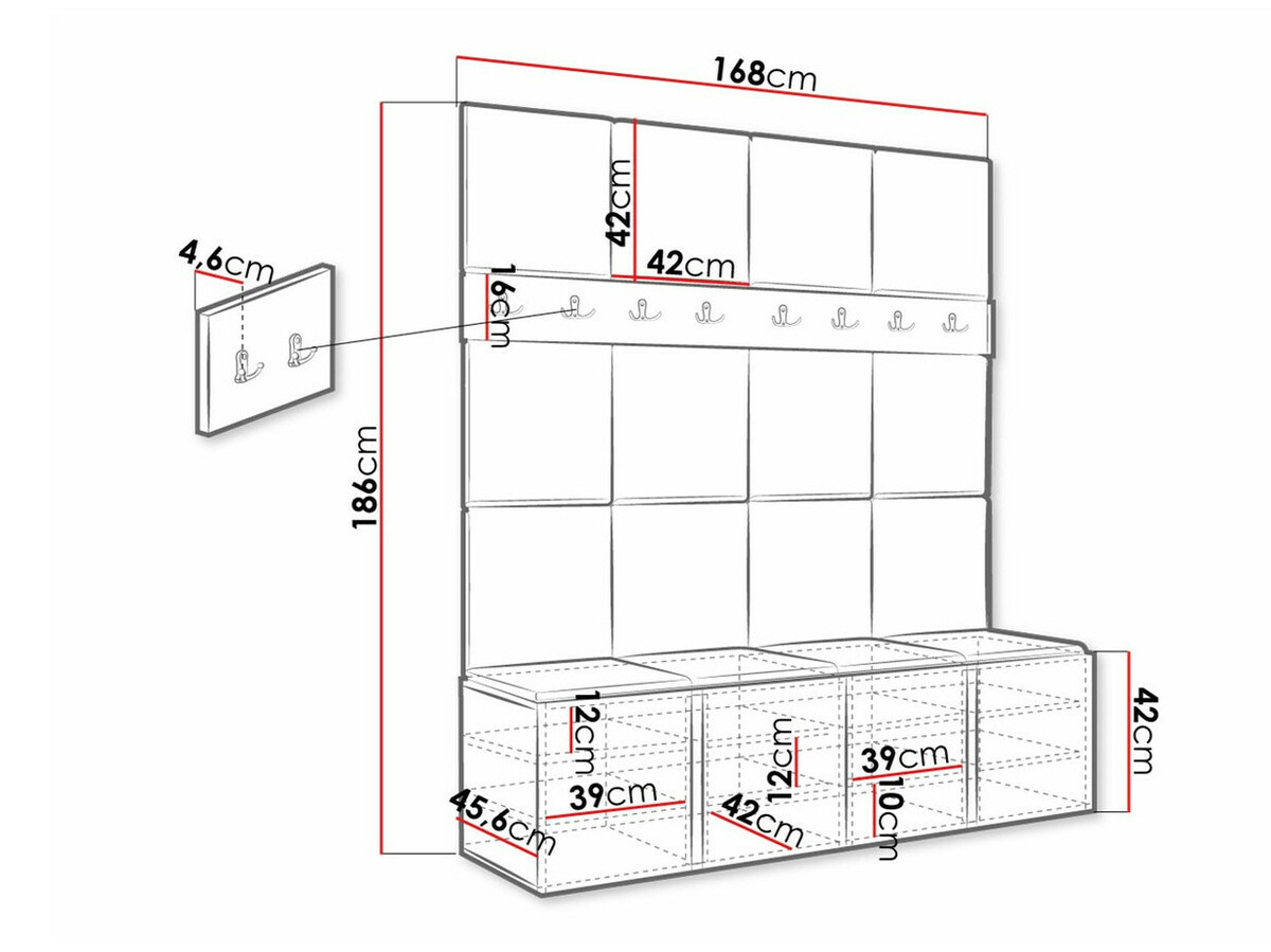 Прихожая Hartford 268 (Manila 18)