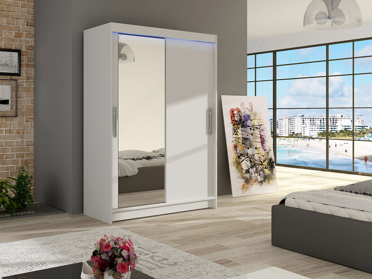 Skapis Closico Pacron VI (Balts)