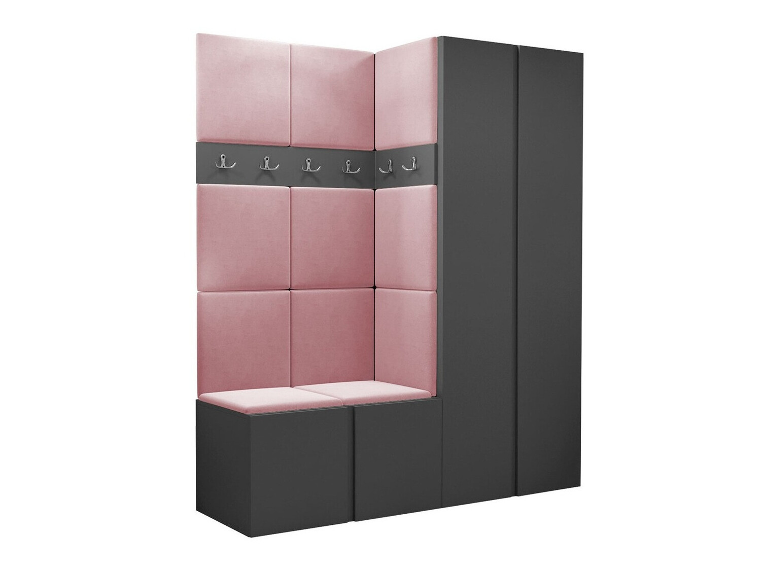 Priekšnama komplekts Hartford 266 (Grafīts)