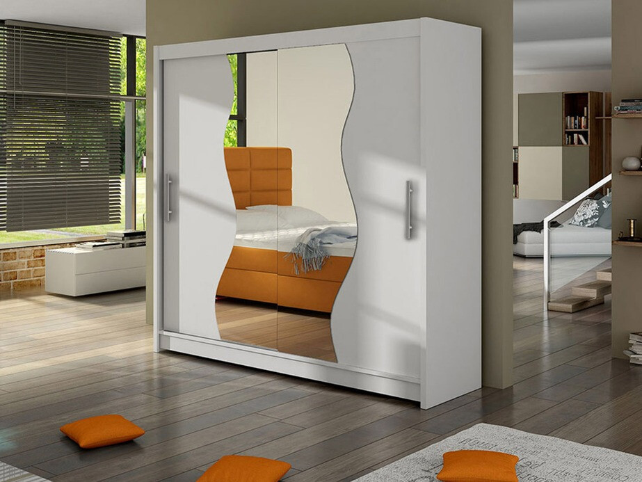 Skapis Closico 126 (Balts)