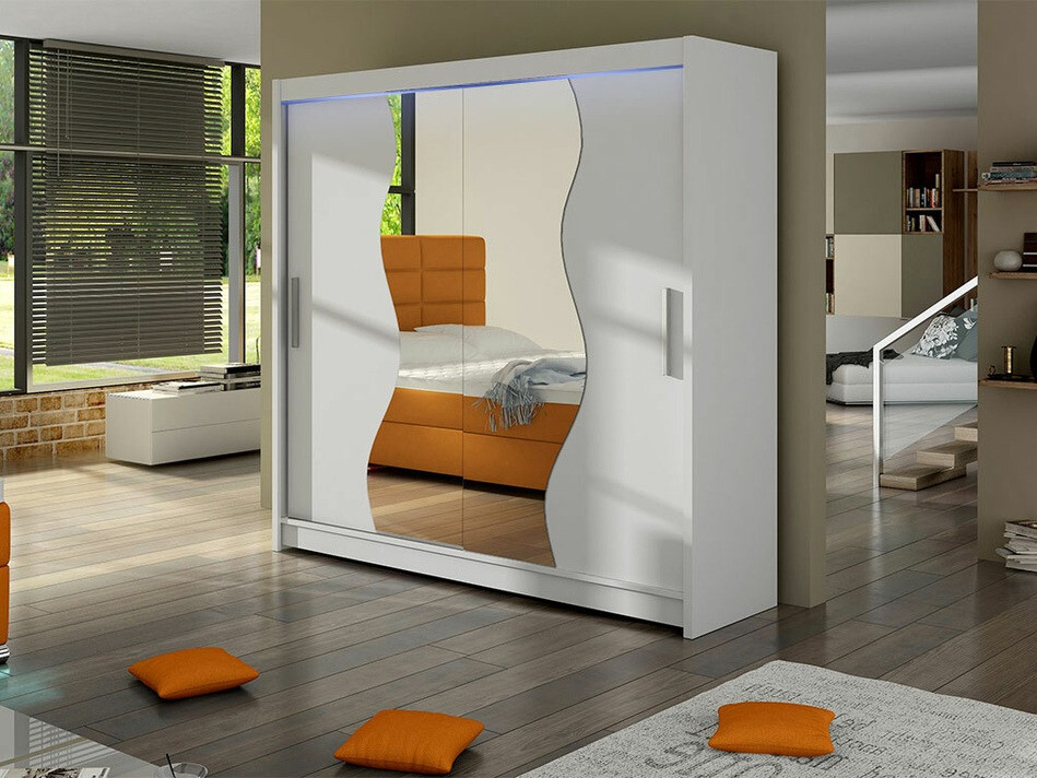 Skapis Closico 126 (Balts)