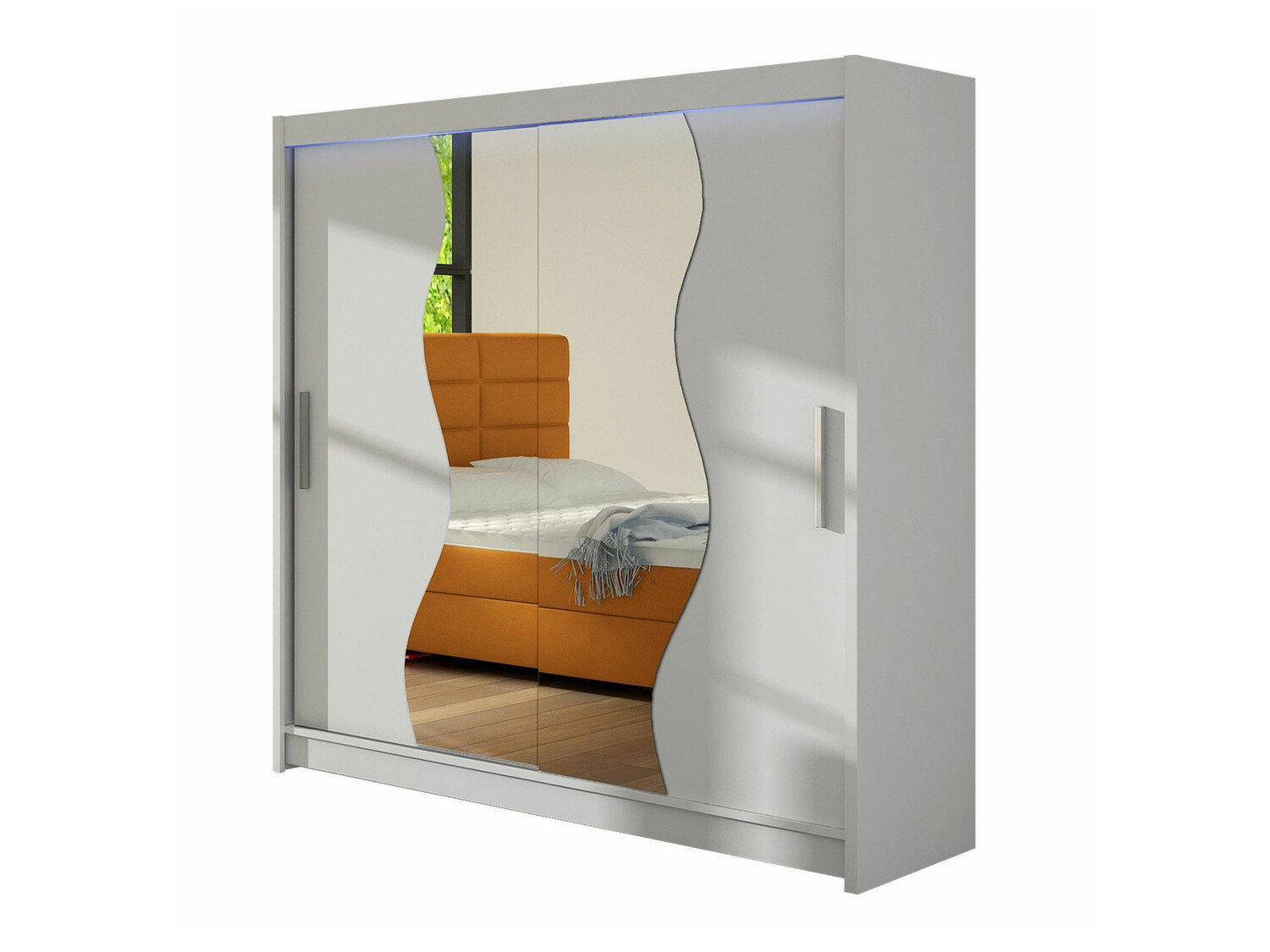 Skapis Closico 126 (Balts)