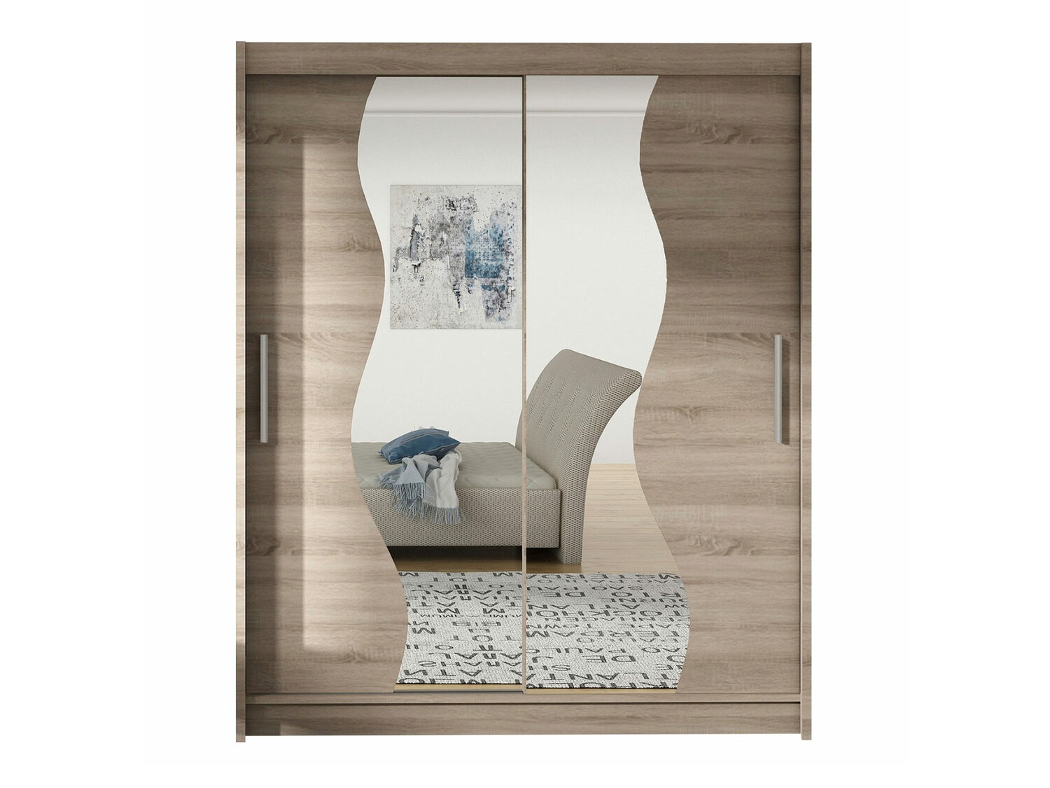 Skapis Closico 134 (Trifele ozols)