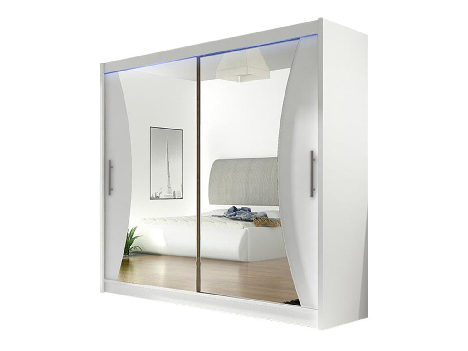 Skapis Closico Pallor V (Balts)