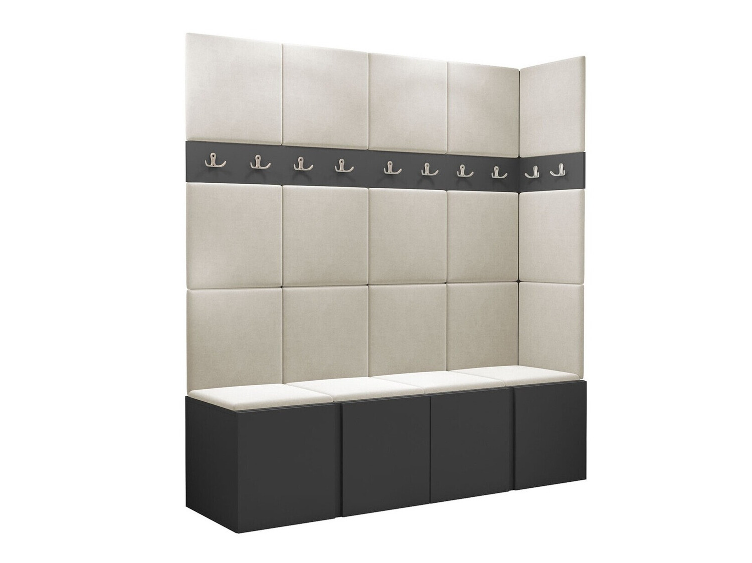 Priekšnama komplekts Hartford 265 (Grafīts)