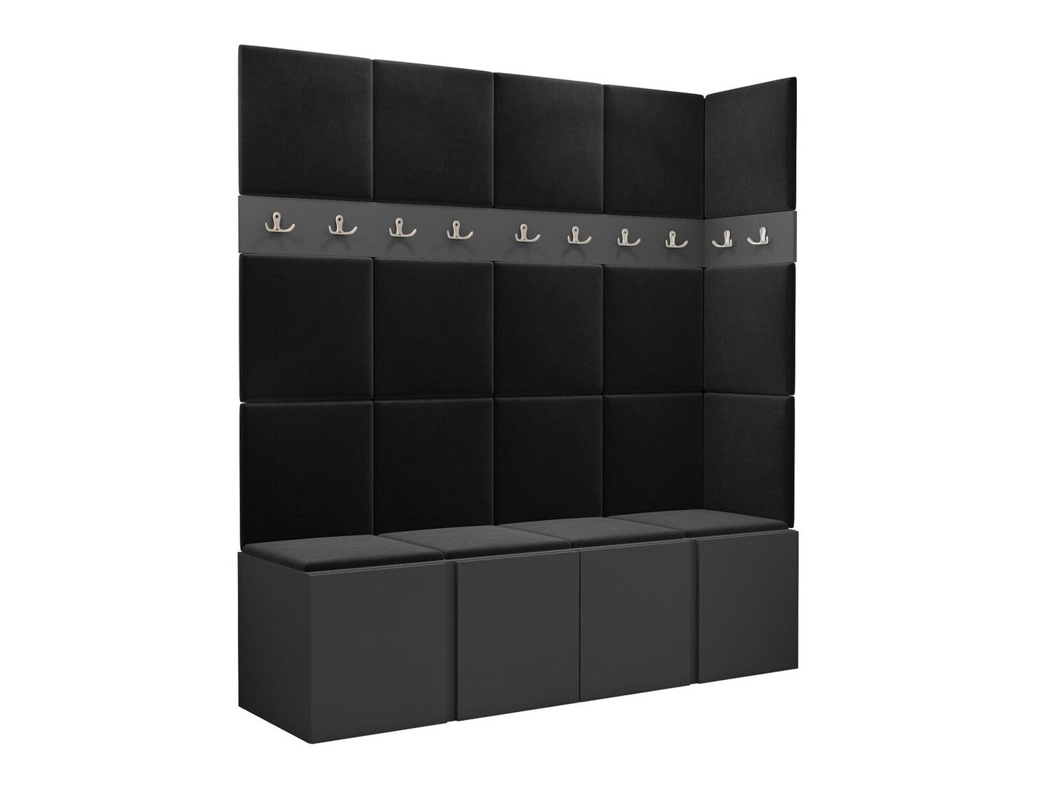 Priekšnama komplekts Hartford 265 (Grafīts)