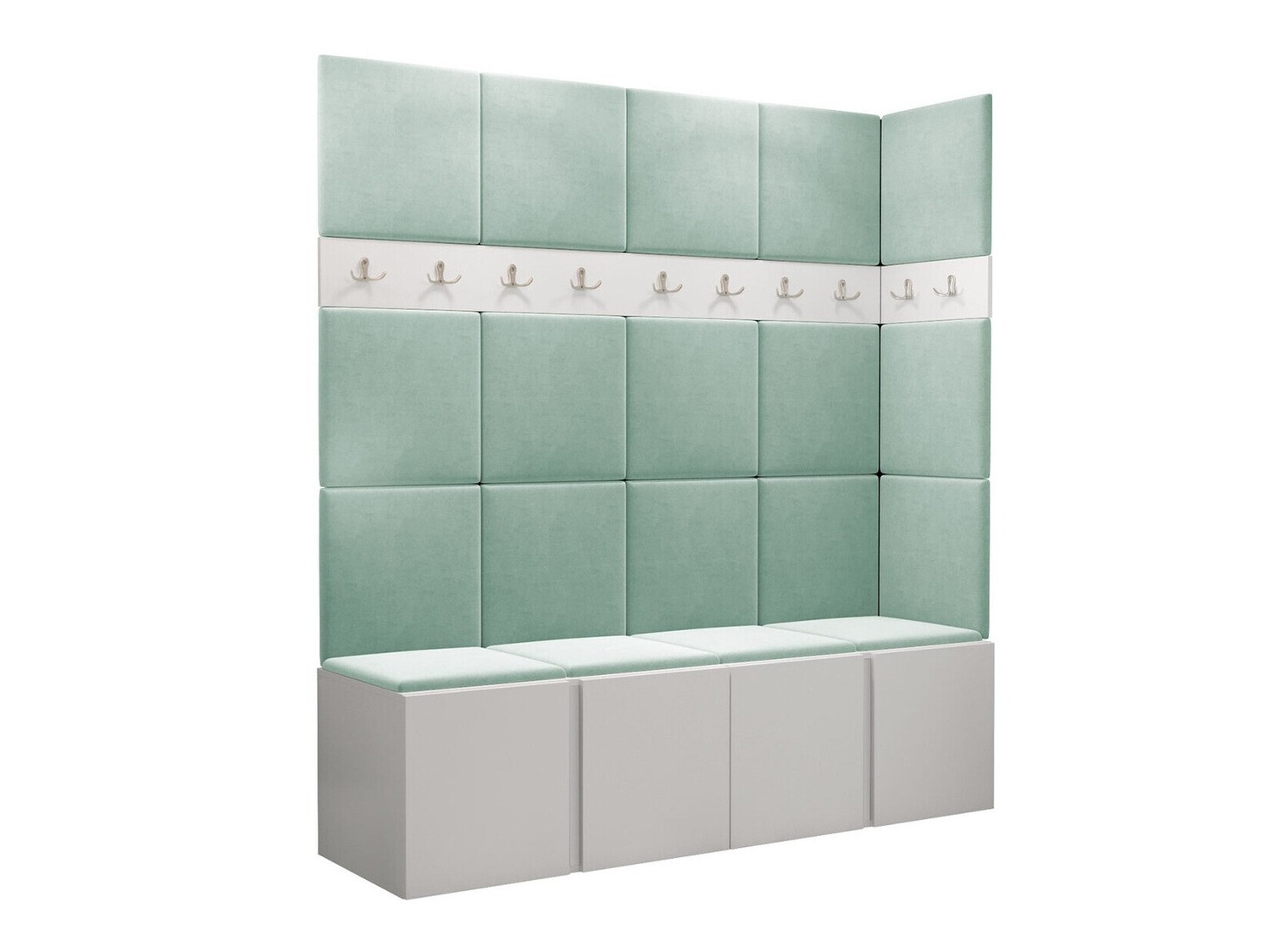 Priekšnama komplekts Pinis II (Balts)