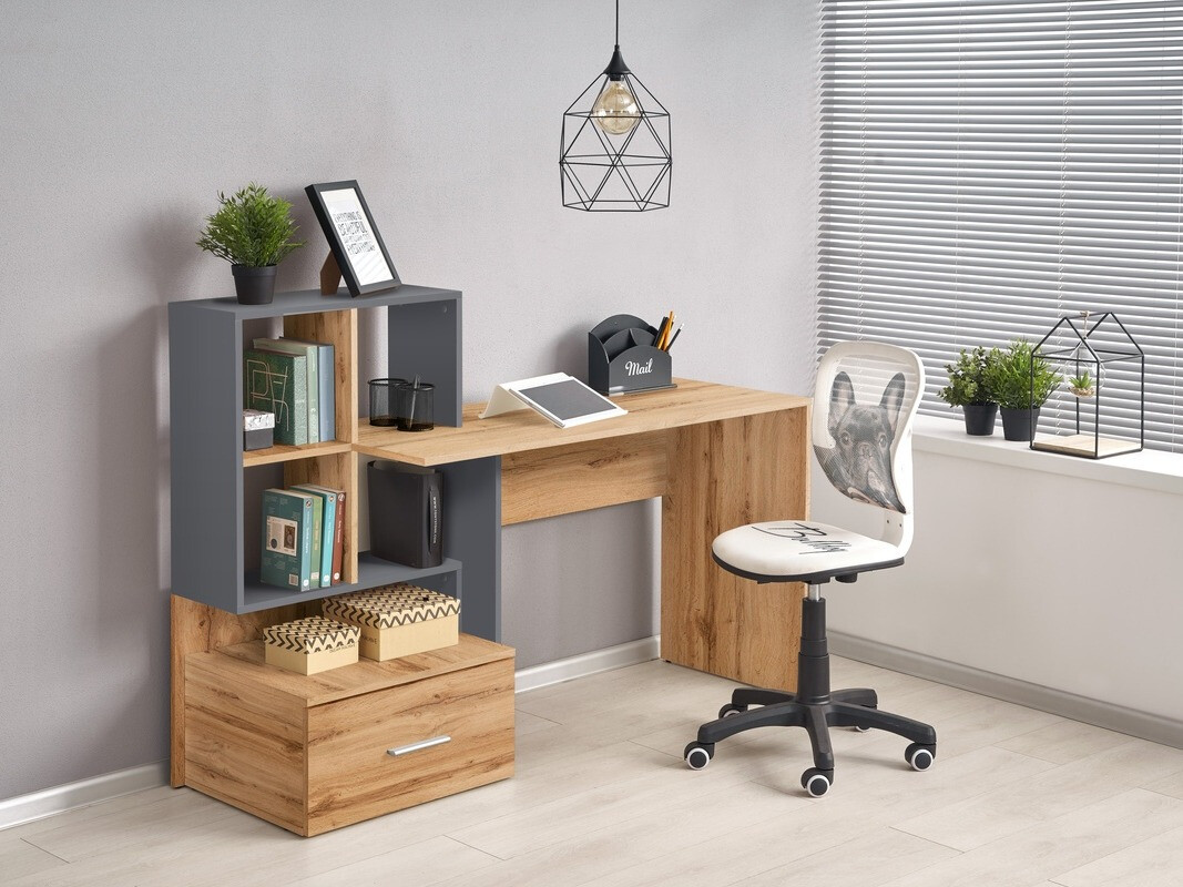 Rakstāmgalds Houston 826 (Votan ozols + Antracīts)