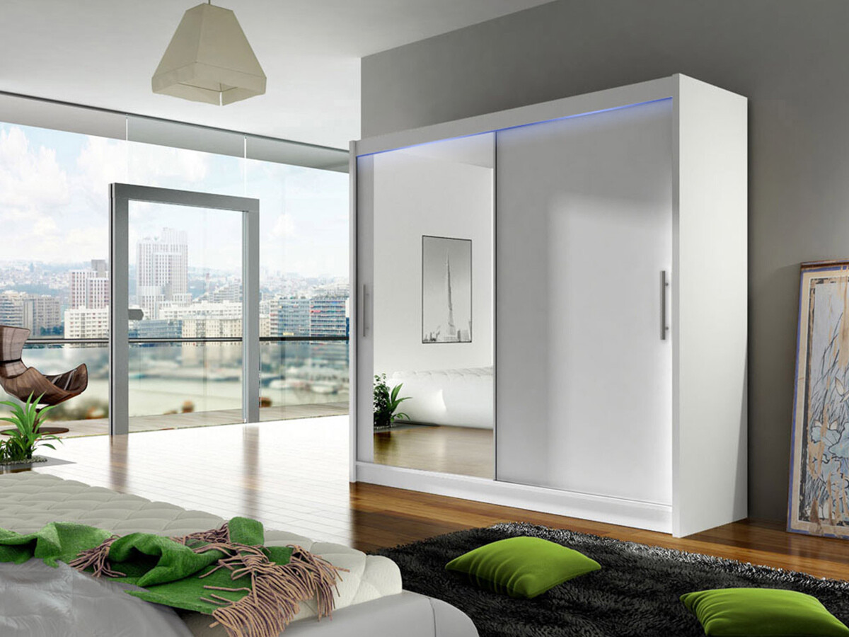 Skapis Closico 107 (Balts)