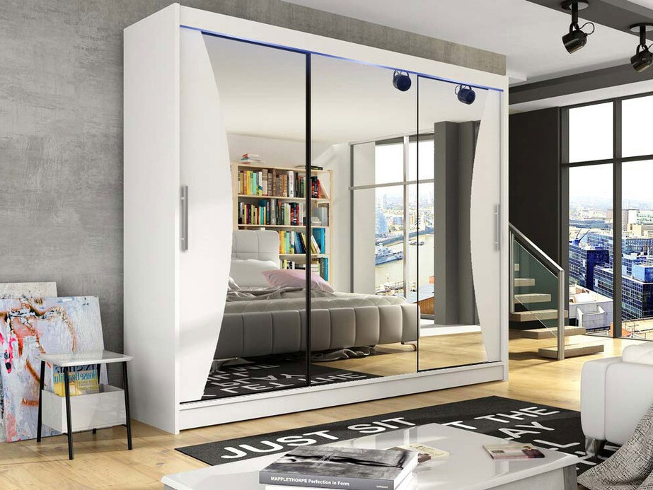 Skapis Closico 120 (Balts)