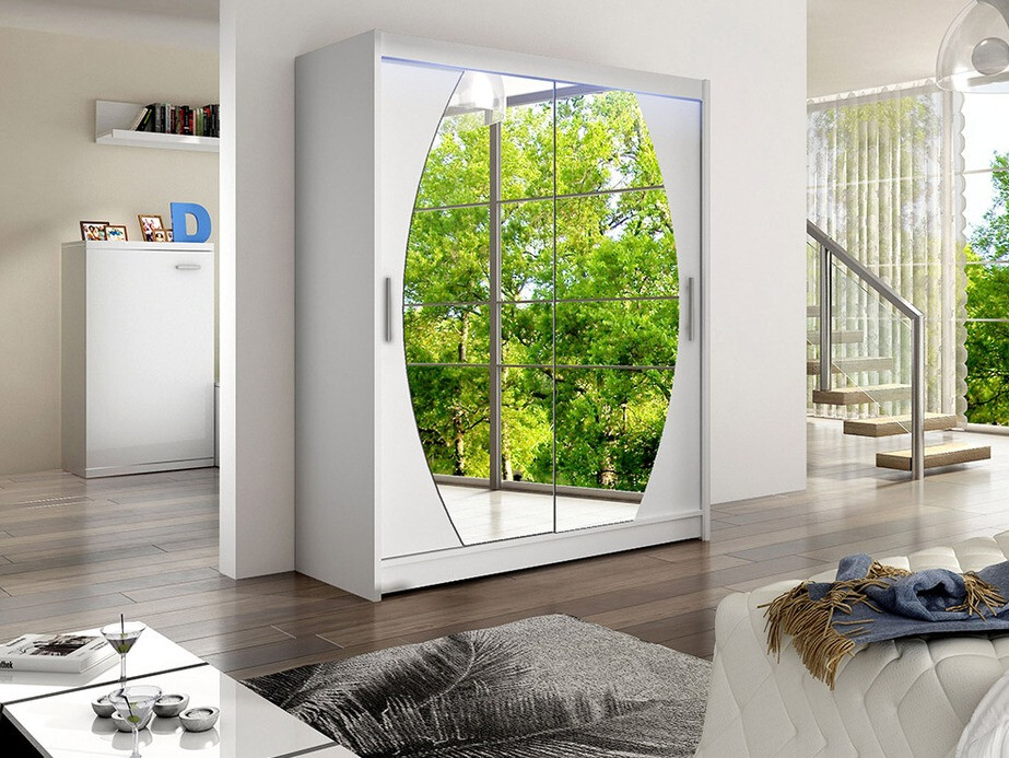 Skapis Closico 121 (Balts)