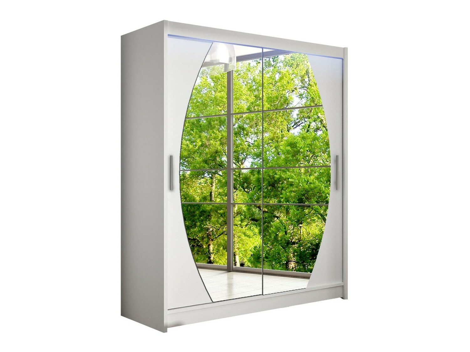 Skapis Closico 121 (Balts)