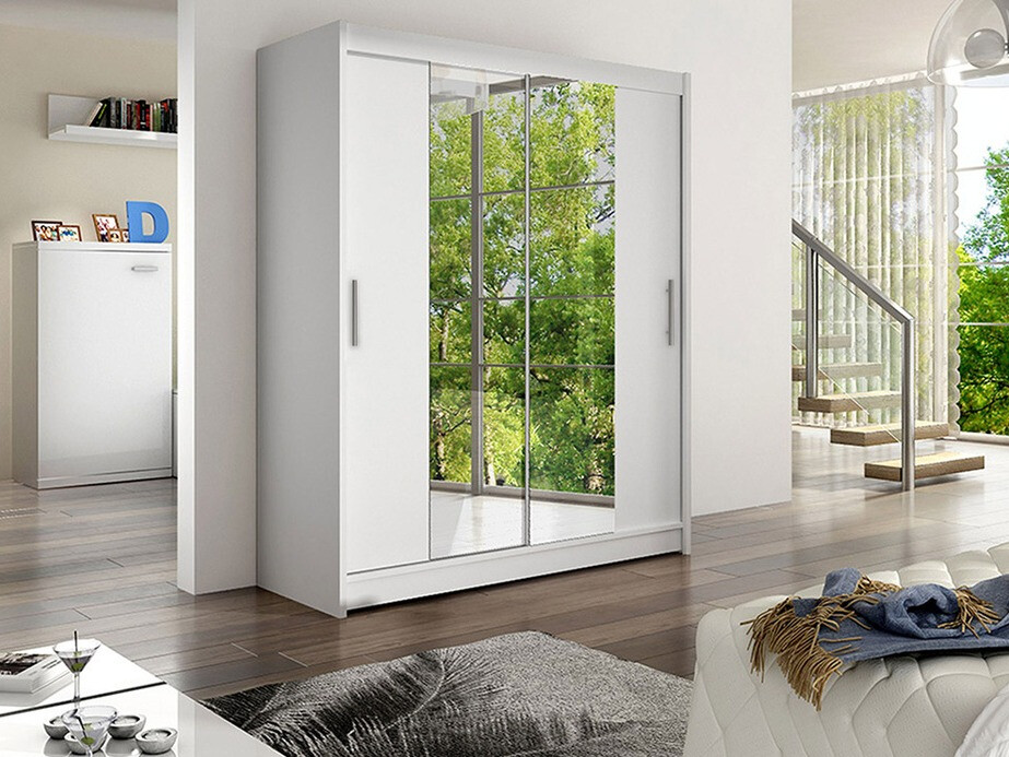 Skapis Closico 132 (Balts)