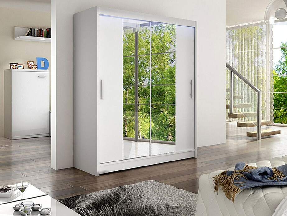 Skapis Closico 132 (Balts)