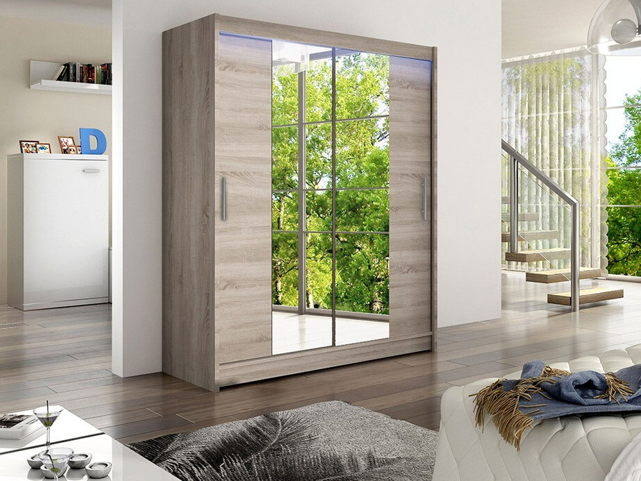 Skapis Closico 132 (Trifele ozols)