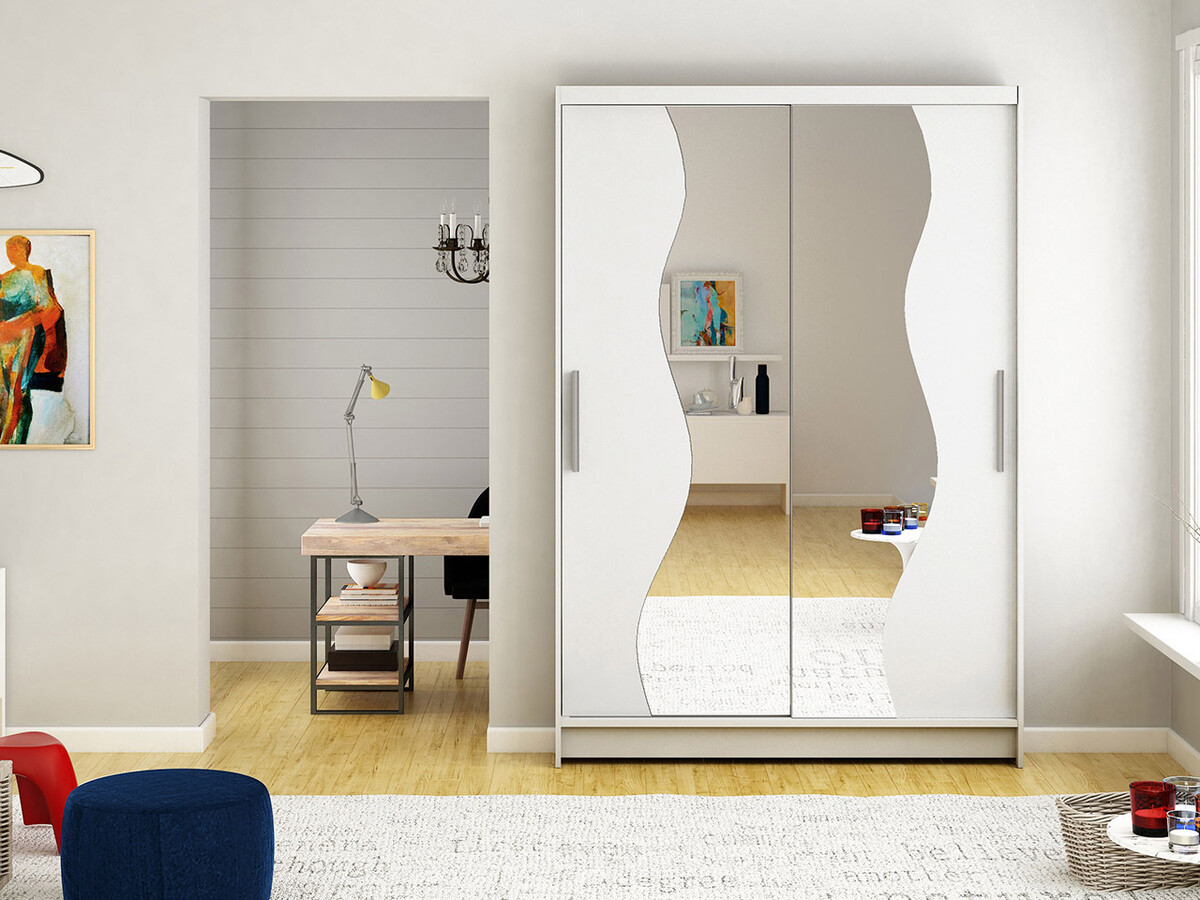 Skapis Closico 139 (Balts)