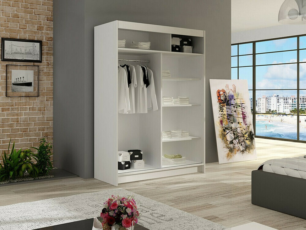 Skapis Closico Pacron S (Balts)