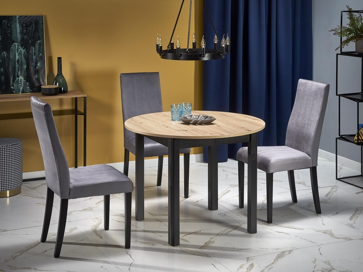 Galds Houston 961 (Artisan ozols + Melns)