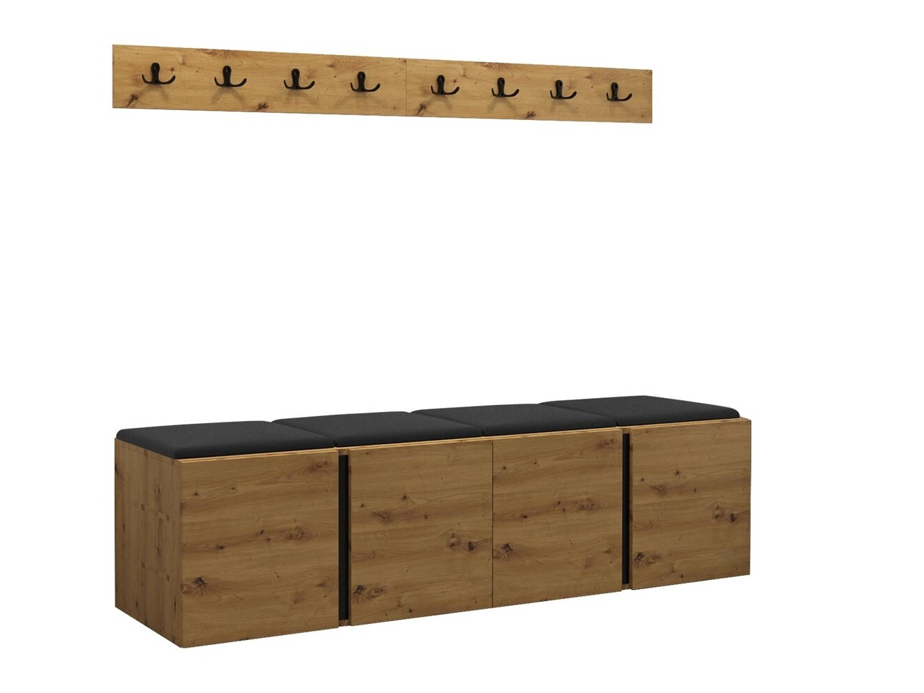 Прихожая Hartford 276 (Экокожа кожа Soft 011)