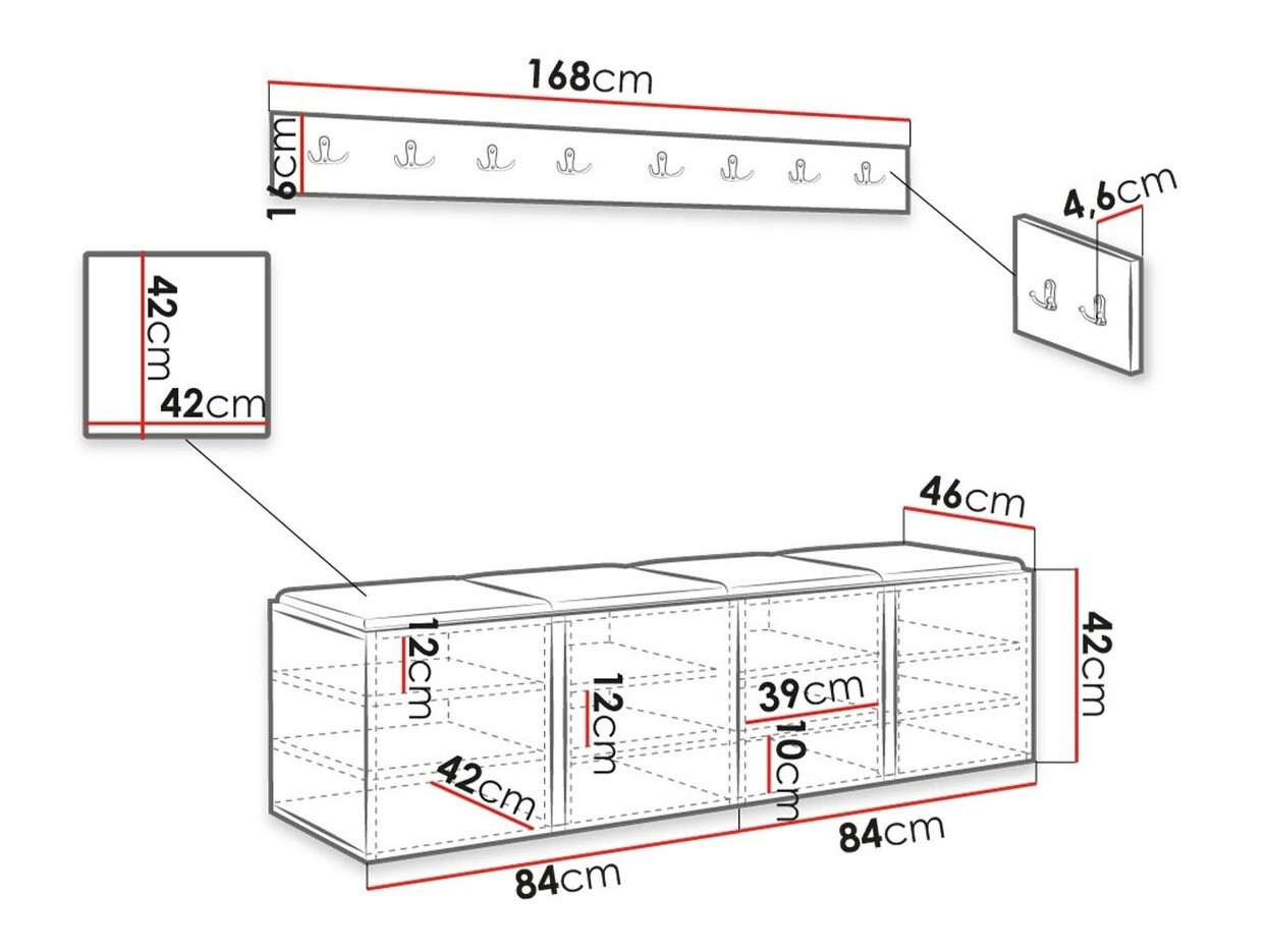 Прихожая Hartford 276 (Manila 02)