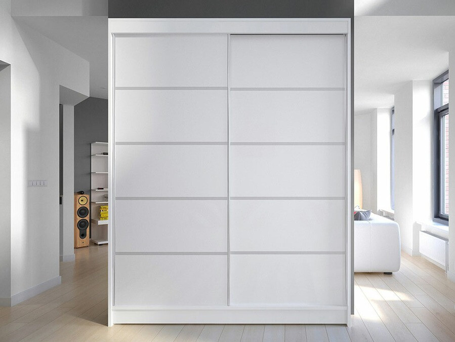 Skapis Closico Vastor IV (Balts)