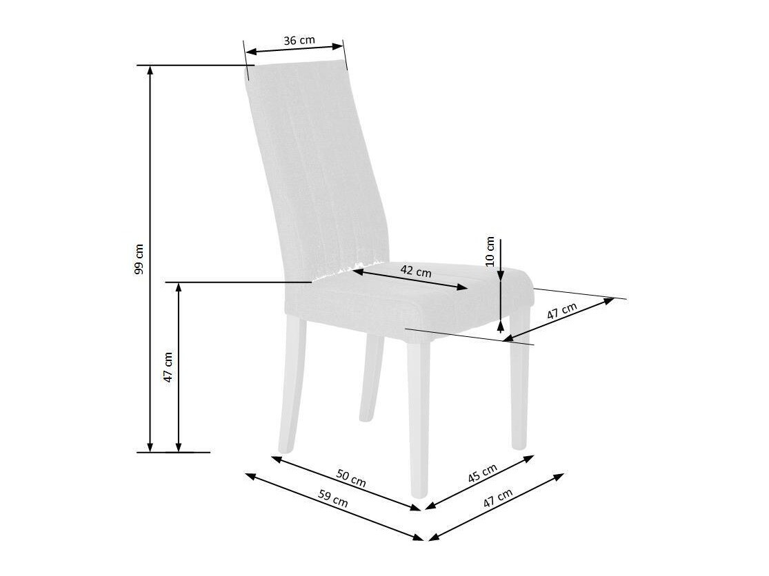 Krēsls Houston 684 (Tumši zils + Melns)