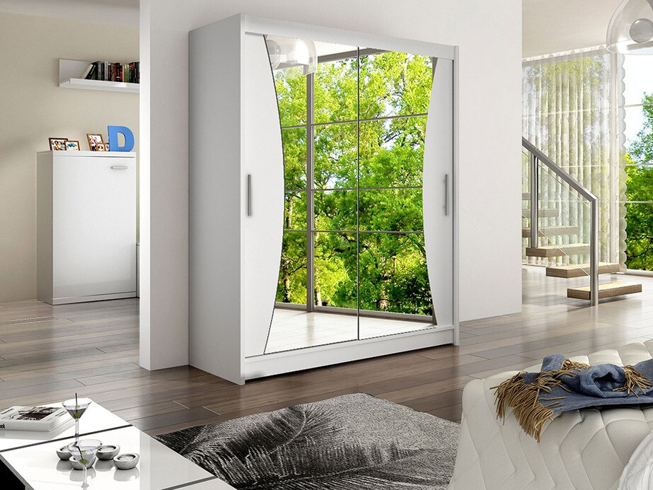 Skapis Closico 116 (Balts)