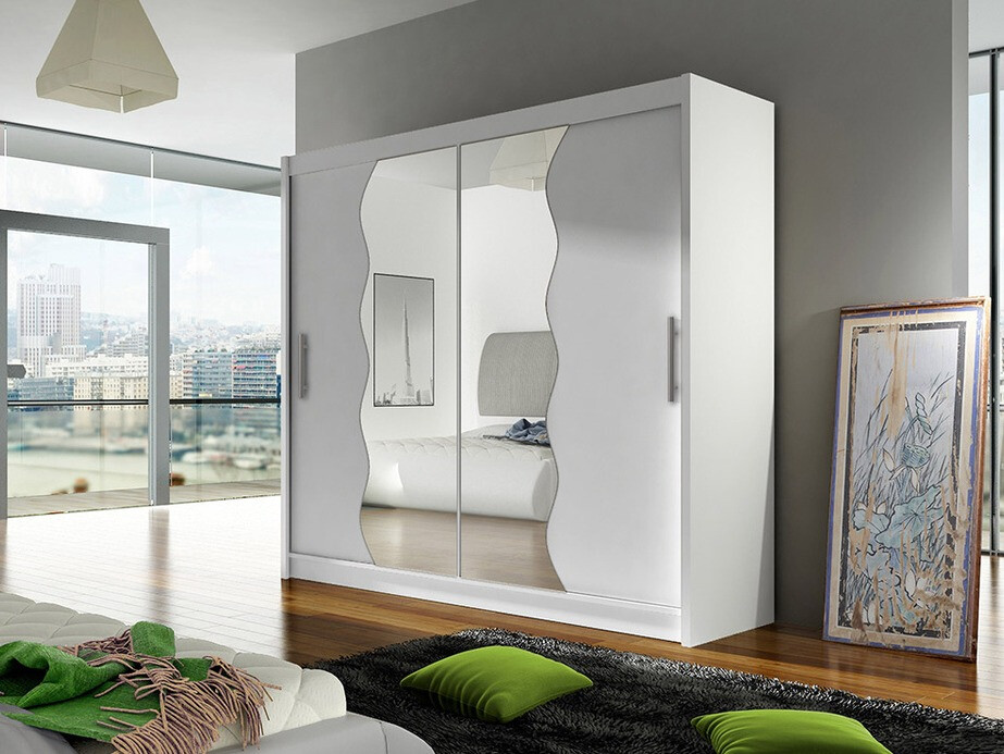 Skapis Closico 125 (Balts)