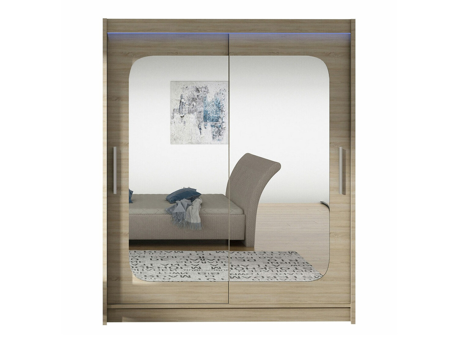 Skapis Closico 135 (Sonomas ozols)