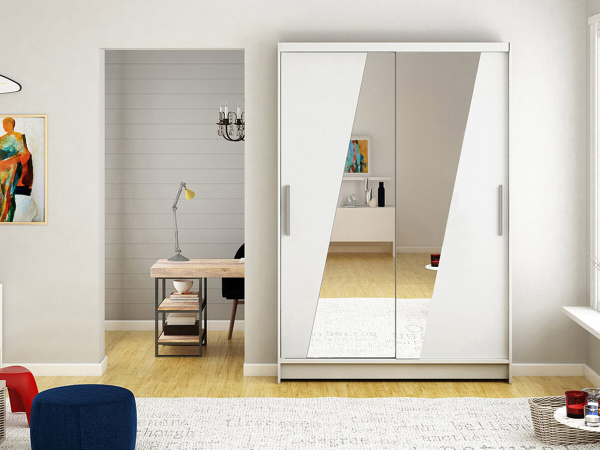 Skapis Closico 152 (Balts)