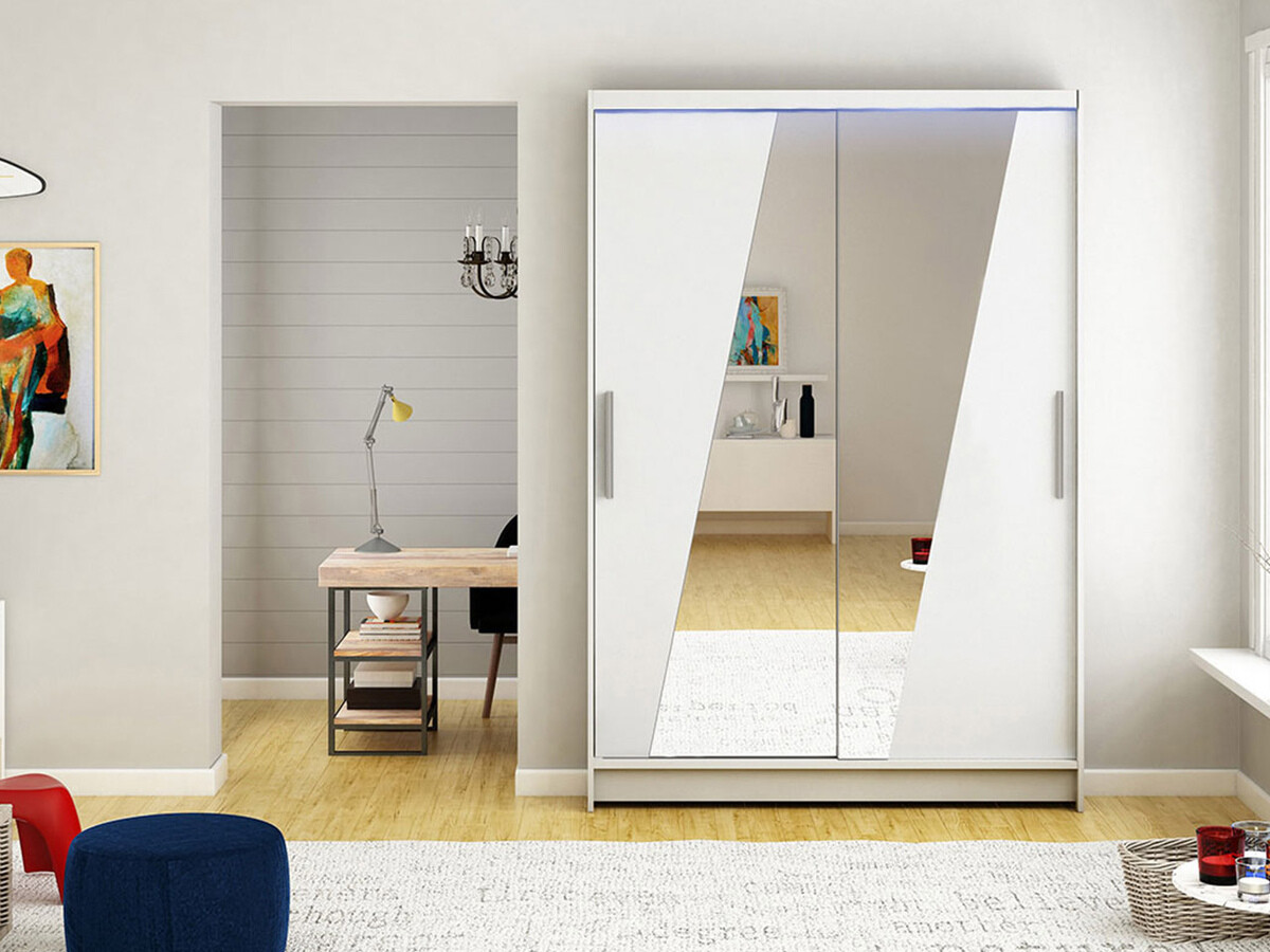 Skapis Closico 152 (Balts)