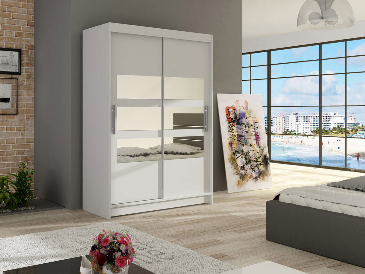 Skapis Closico Pacron V (Balts)