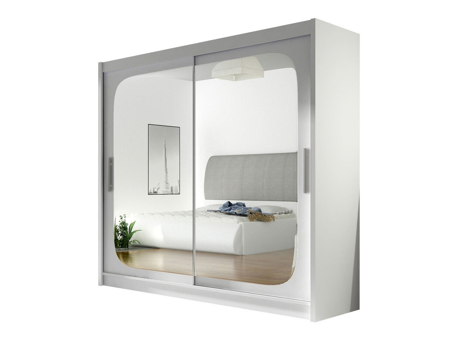 Skapis Closico Pallor VIII (Balts)