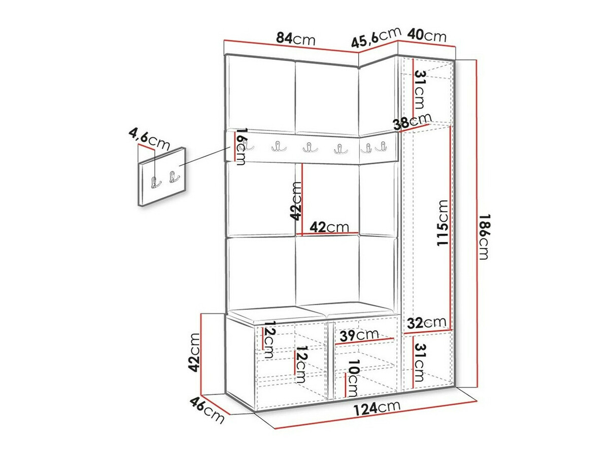 Прихожая Hartford 277 (Manila 35)