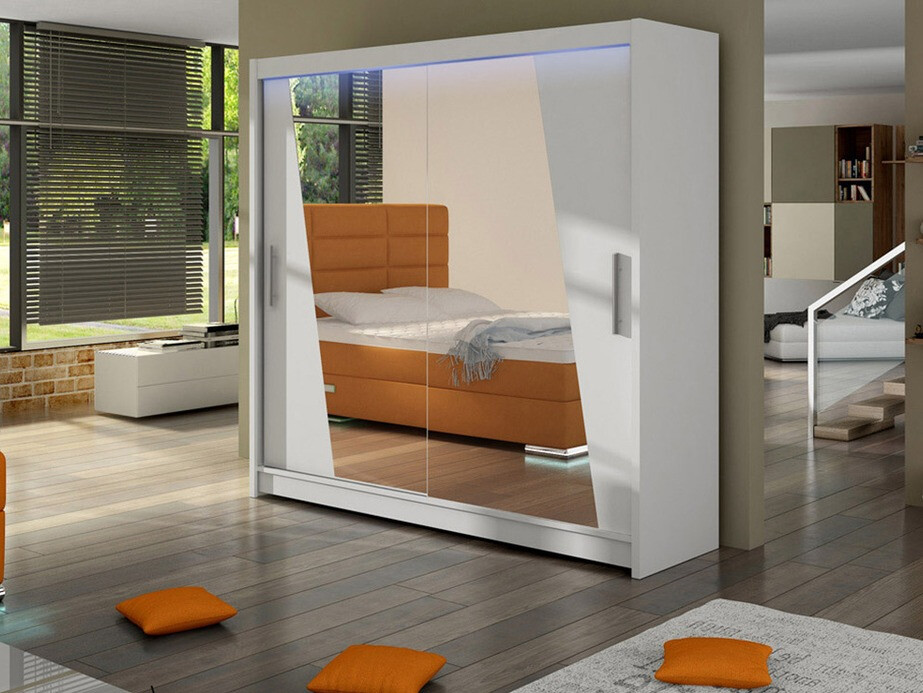 Skapis Closico 144 (Balts)