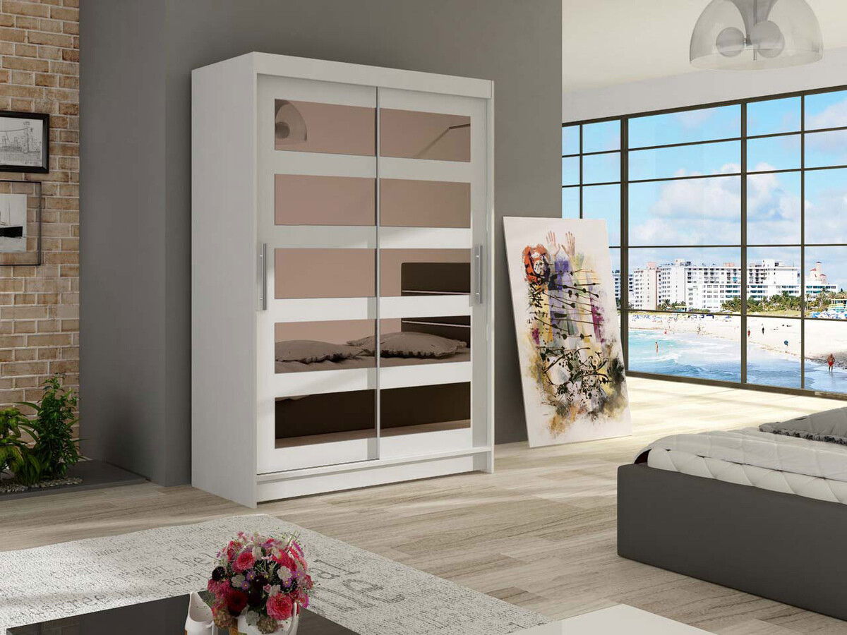 Skapis Closico Pacron IV (Balts)