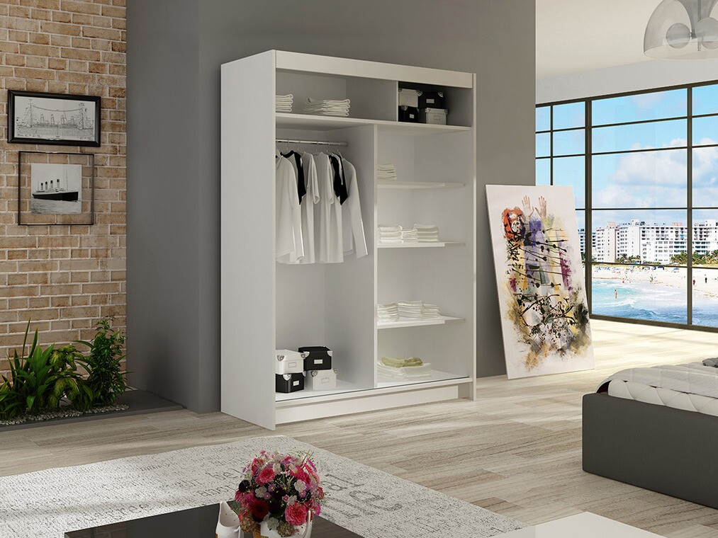 Skapis Closico Pacron IV (Balts)