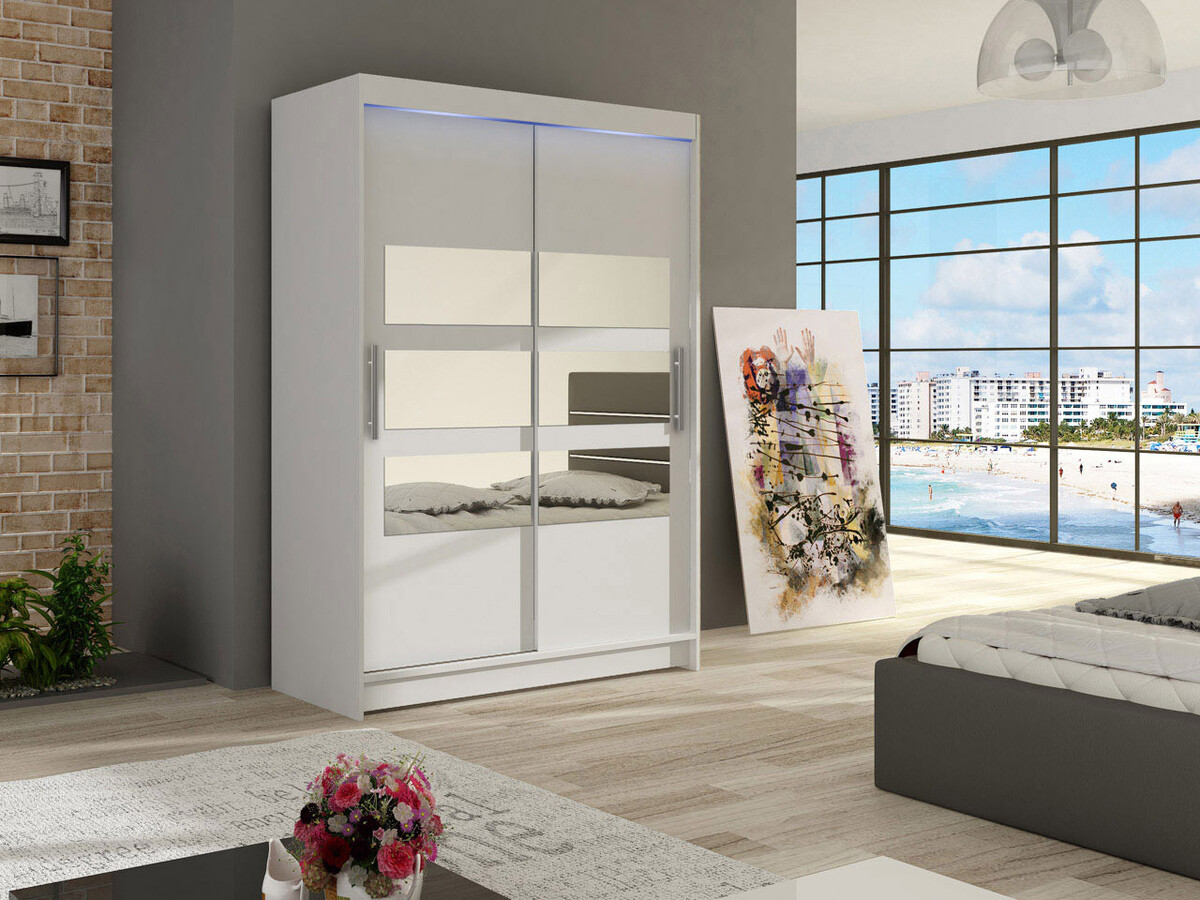 Skapis Closico Pacron V (Balts)