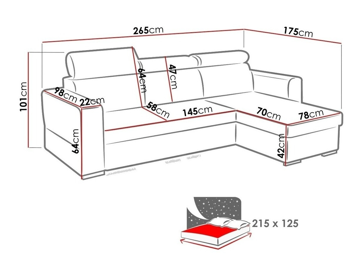 Угловой диван Temple 106