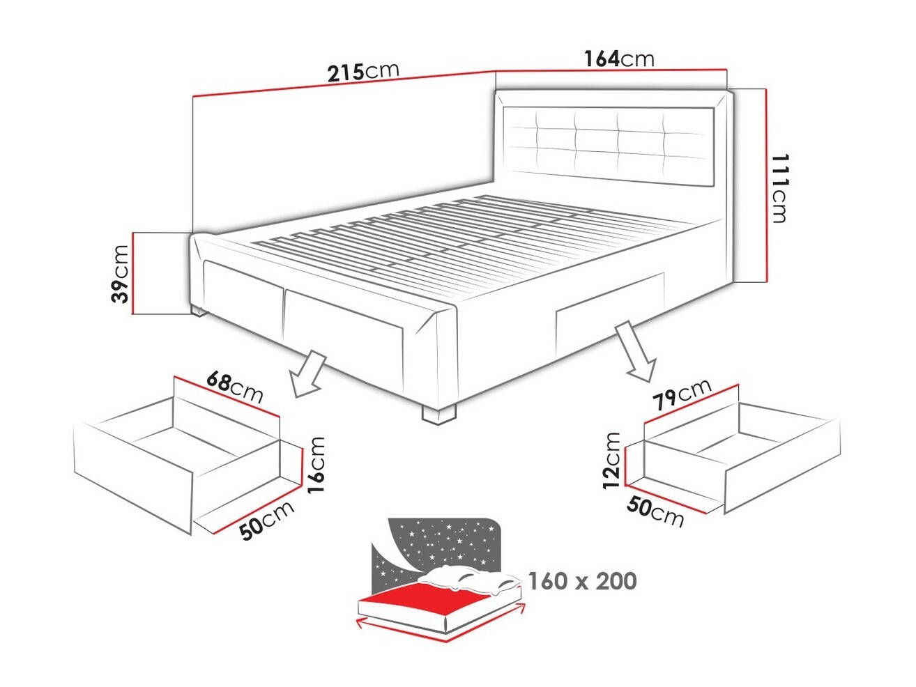 Кровать Houston 309