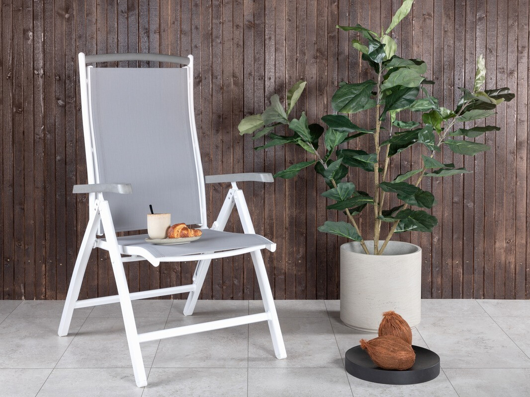 Садовый стул Dallas 742 (Серый + Белый)