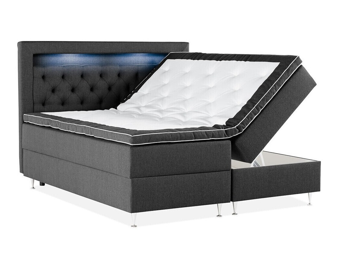 Континентальная кровать Seattle 137 (Чёрный)