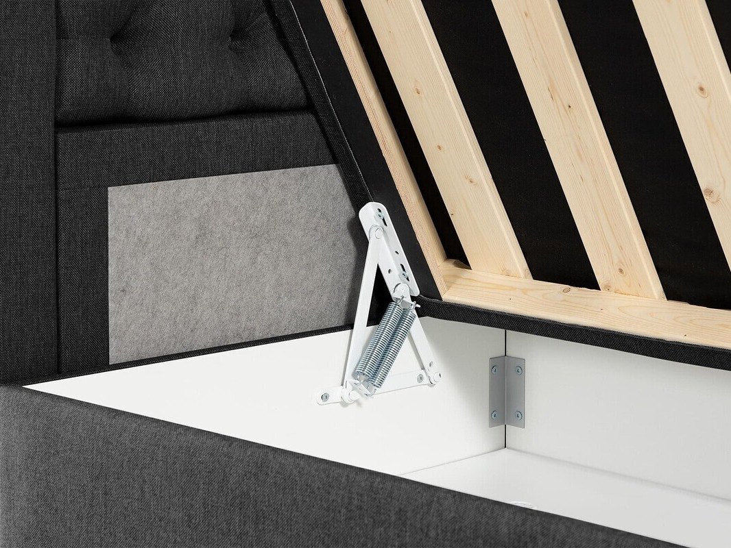 Континентальная кровать Seattle 137 (Чёрный)