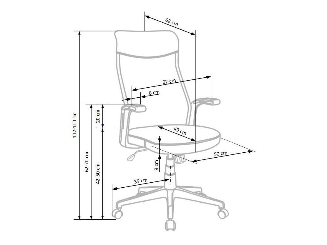 Biroja krēsls Houston 605