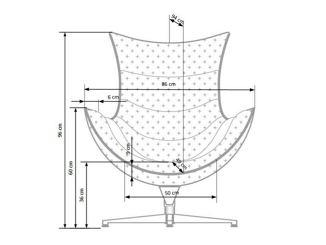Krēsls Houston 377 (Brūns)