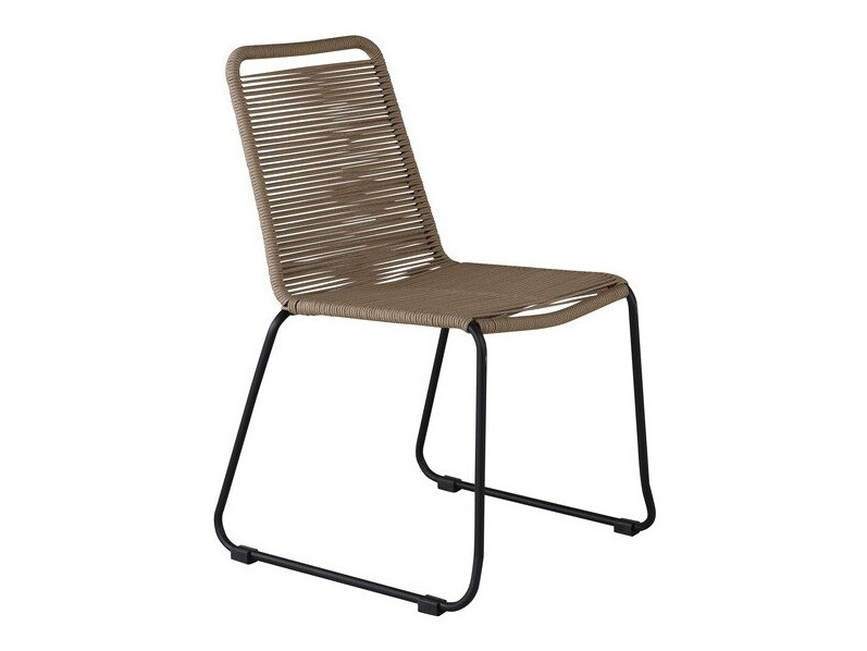 Dārza krēsls Dallas 2820 (Gaiši brūns + Melns)